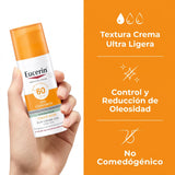 Eucerin Sun Oil Control Toque Seco Gel-Crema FPS 50+